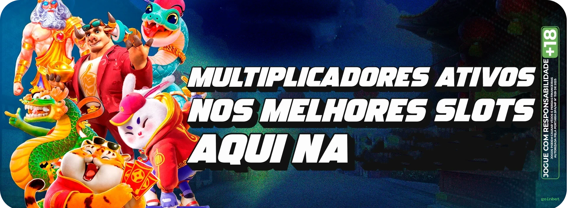 Imagem promocional da experiência de game da goinbet